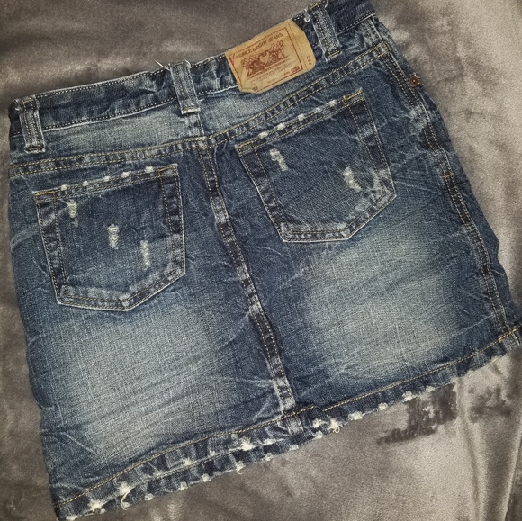 Denim Mini Skirt - Picture 3 of 4